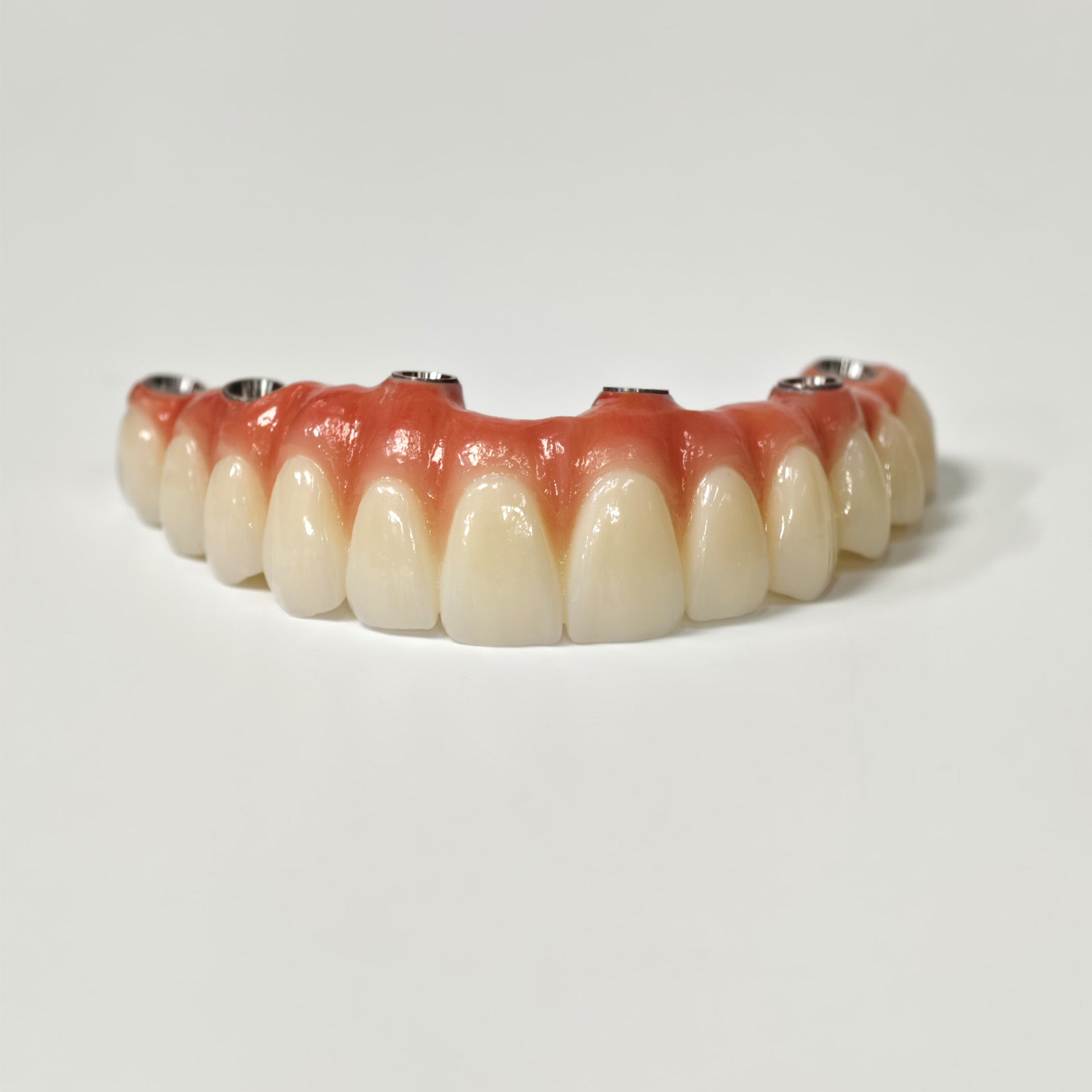 All On 6 Zirconia Bridge With Ti-Base Screw Retained