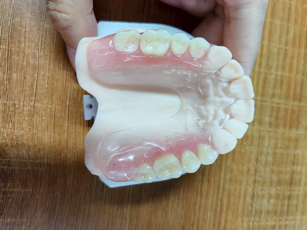 Clear Framework With Acrylic Denture Aesthetic Denture Dental Lab In China