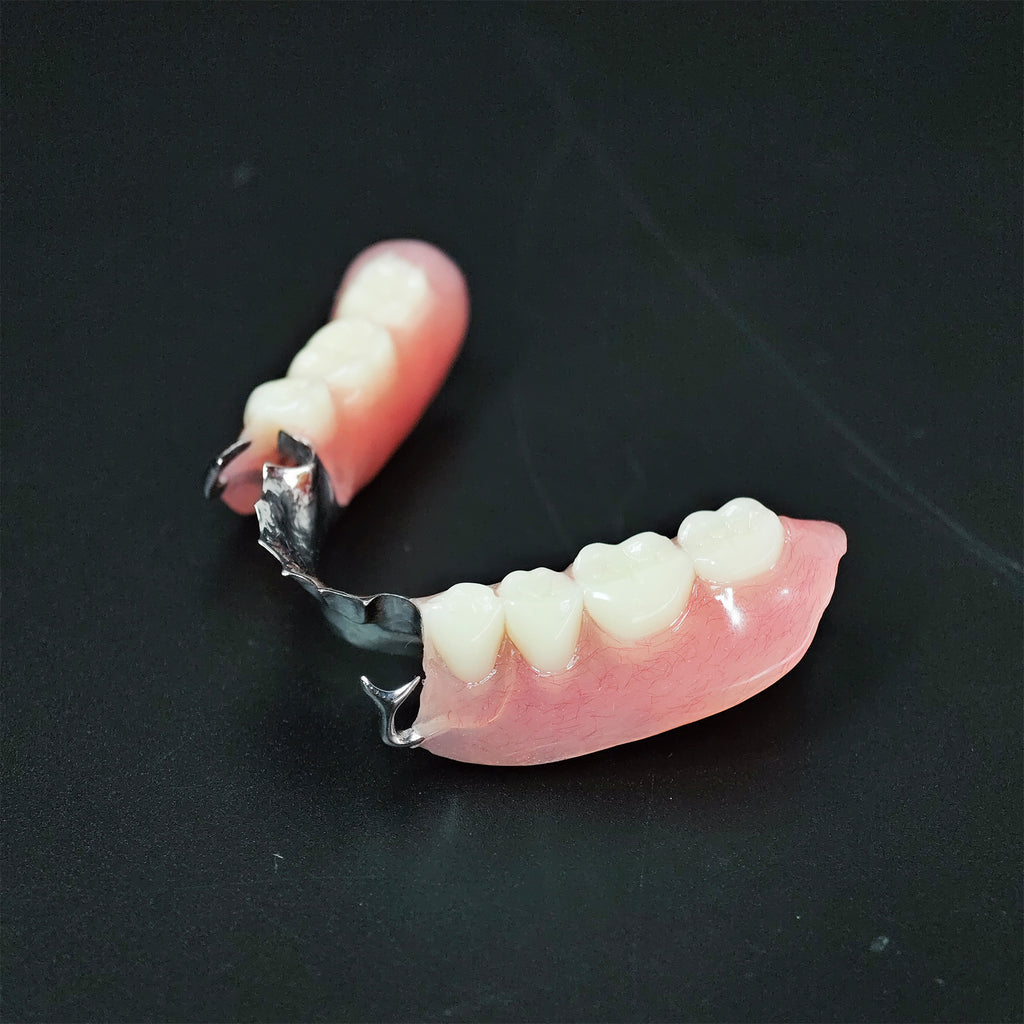 Cobalt Chrome Framework Denture Metal Framework With Acrylic Denture
