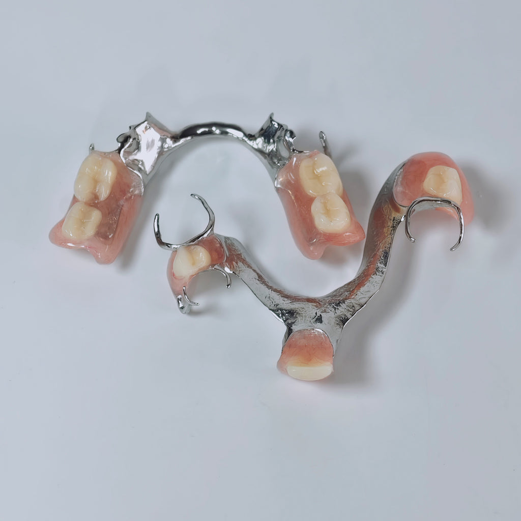 Cobalt Chrome Framework Denture Metal Framework With Acrylic Denture