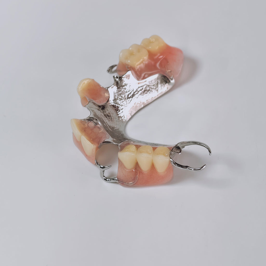 Cobalt Chrome Framework Denture Metal Framework With Acrylic Denture
