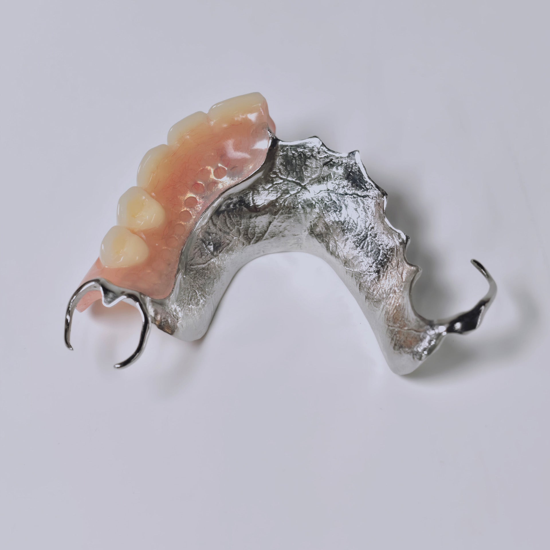Cobalt Chrome Framework Denture Metal Framework With Acrylic Denture