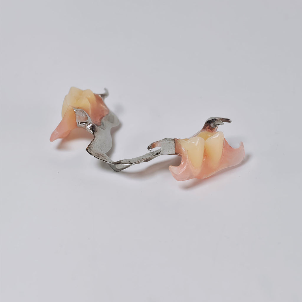 Cobalt Chrome Framework Denture Metal Framework With Acrylic Denture