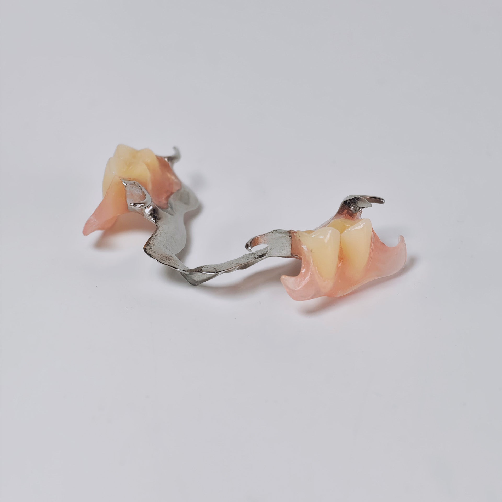 Cobalt Chrome Framework Denture Metal Framework With Acrylic Denture
