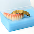 Ti-Bar Titanium Nitride Metal Frame With Zirconia Bridge For Full Arch Restoration