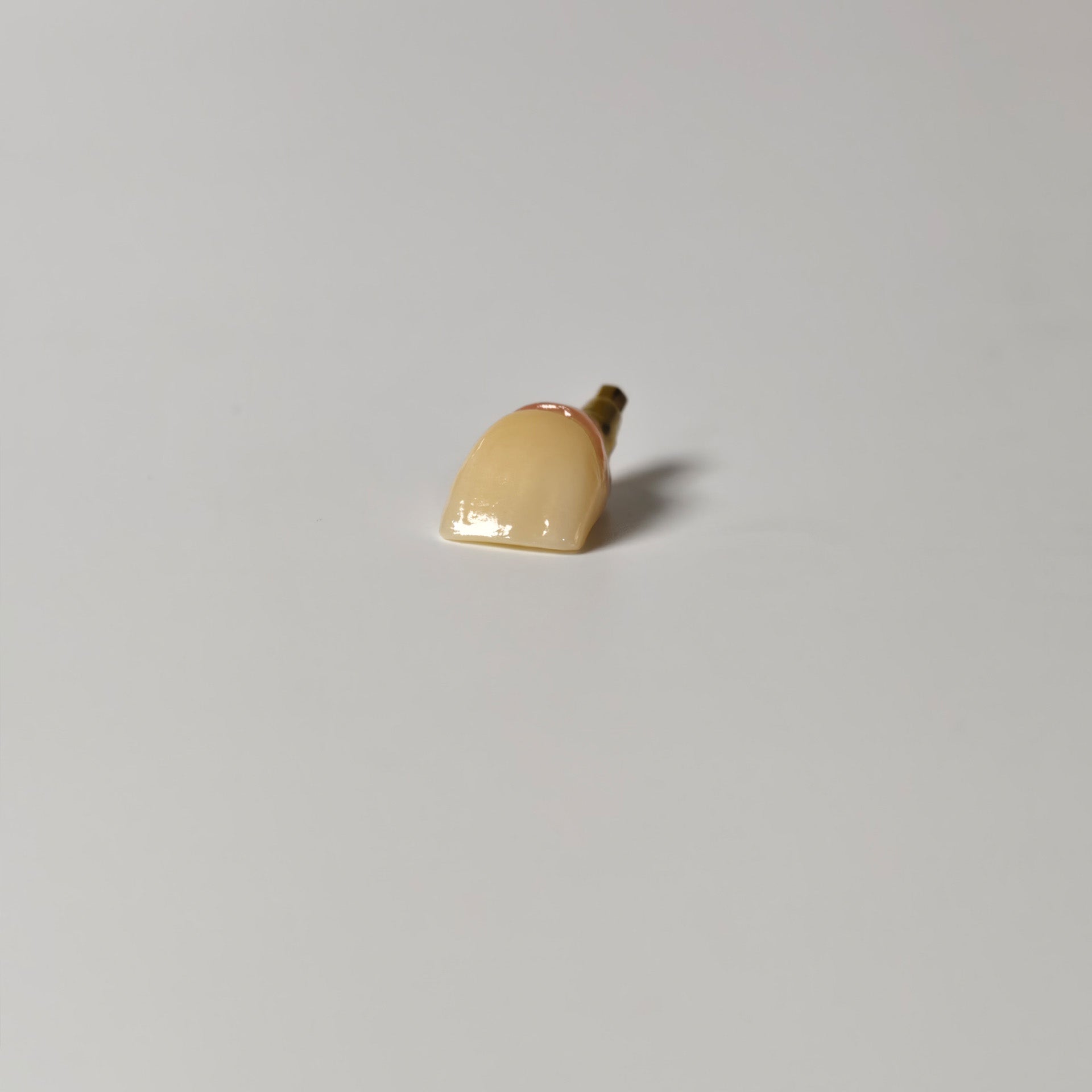 Zirconia Crown With Gold-Plated Abutment