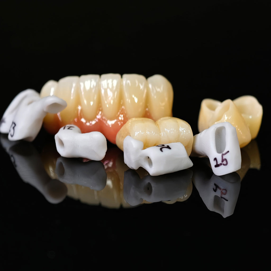 Zirconia Implant Bridge Screwmentable Dental Crown
