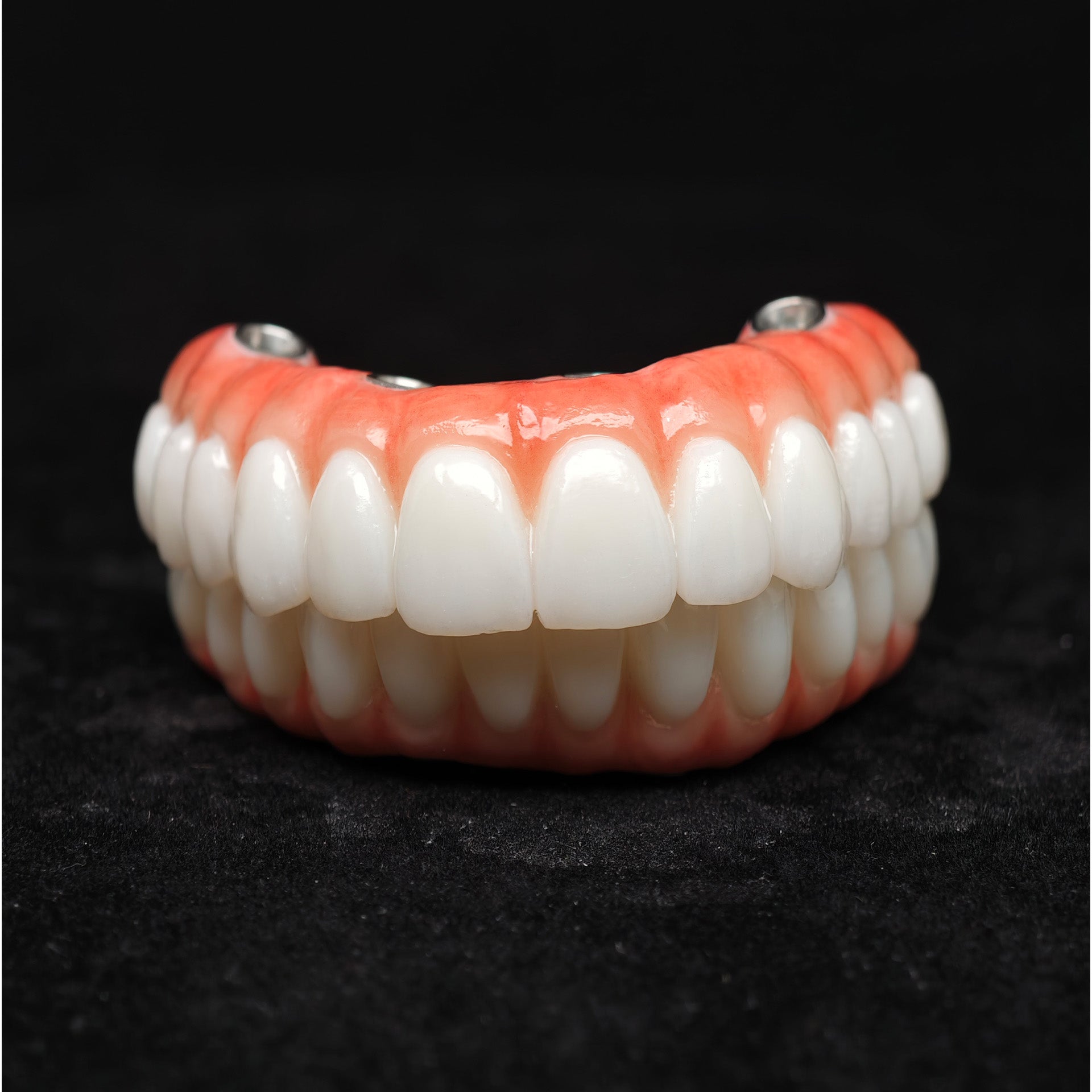All On 4 Zirconia Bridge With Ti-Base Screw Retained Trying For Full Arch Restoration