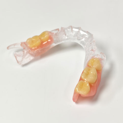Clear Framework With Acrylic Denture Aesthetic Denture