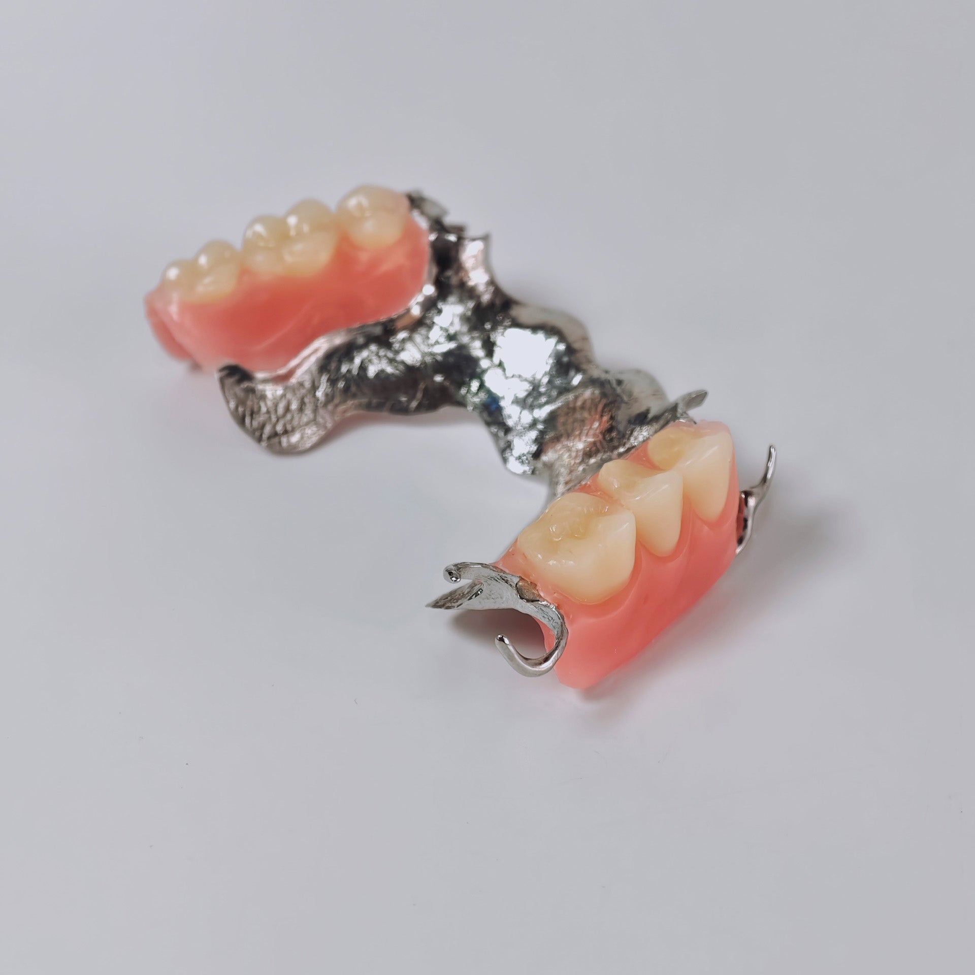 Cobalt Chrome Framework Denture Metal Framework With Acrylic Denture