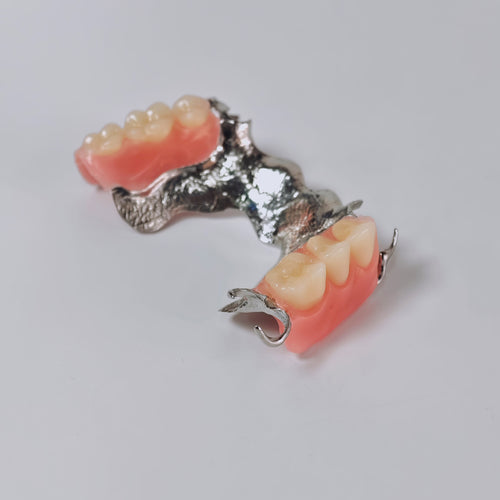 Cobalt Chrome Framework Denture Metal Framework With Acrylic Denture