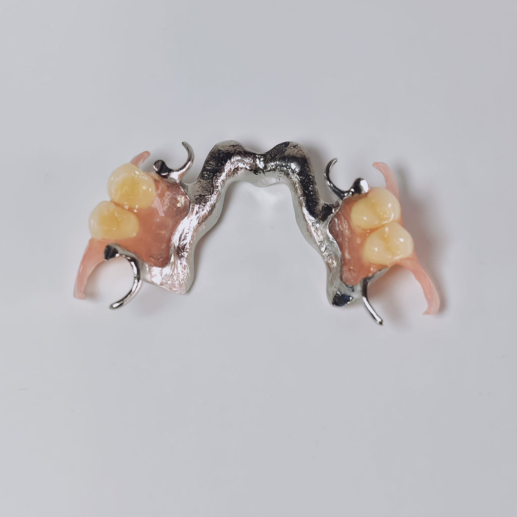 Cobalt Chrome Framework Denture Metal Framework With Acrylic Denture