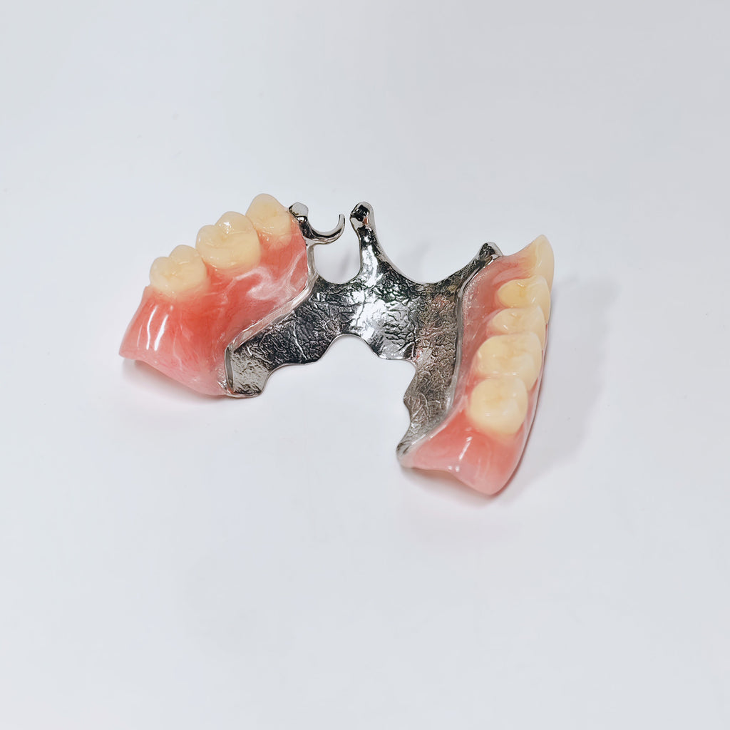 Cobalt Chrome Framework Denture Metal Framework With Acrylic Denture