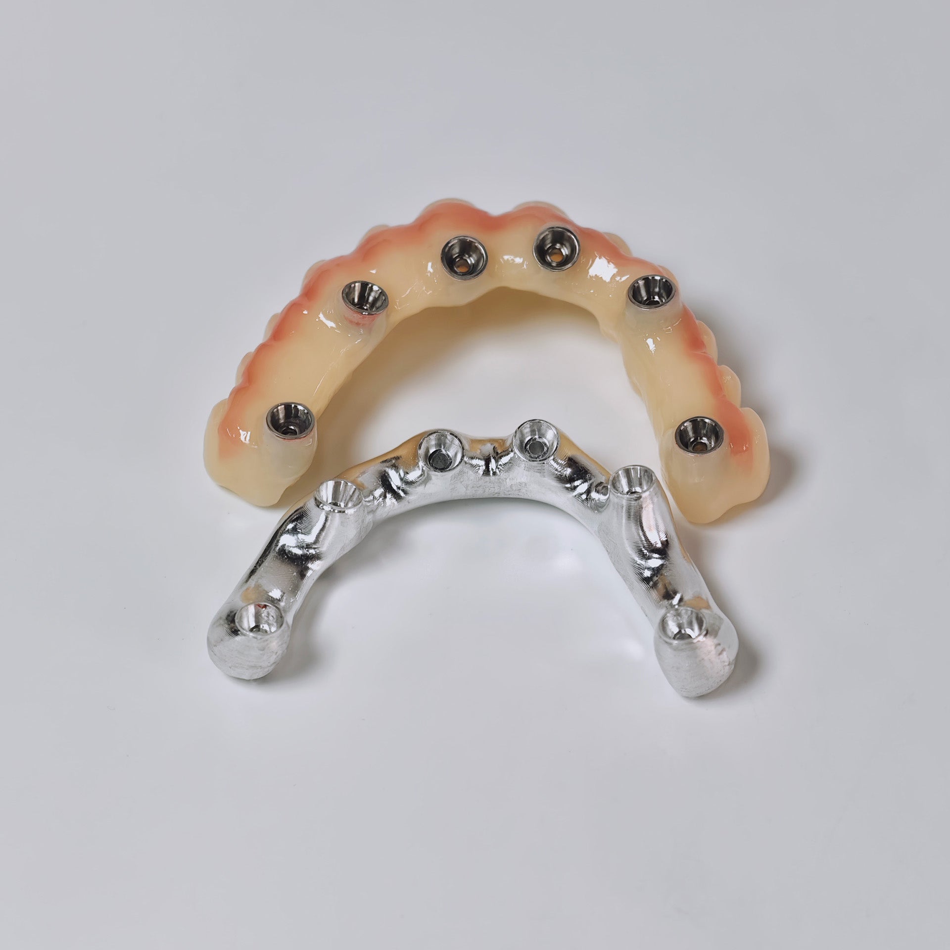 PMMA Bridge With Screw Retained