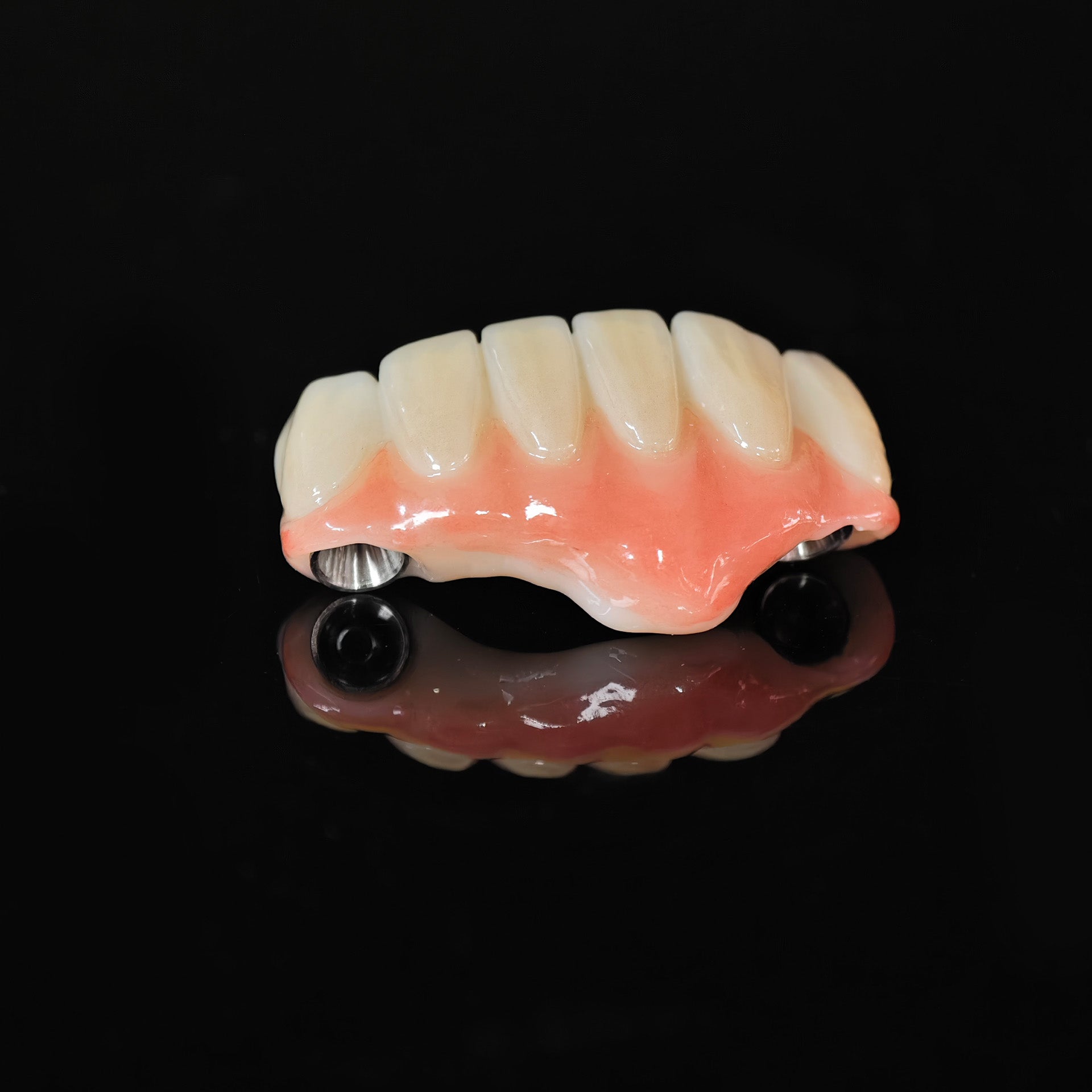 Zirconia Bridge With Ti-Base Screw Retained