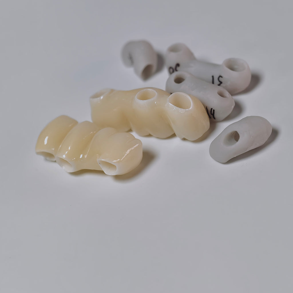 Zirconia Implant Bridges Screwmentable Dental Crown