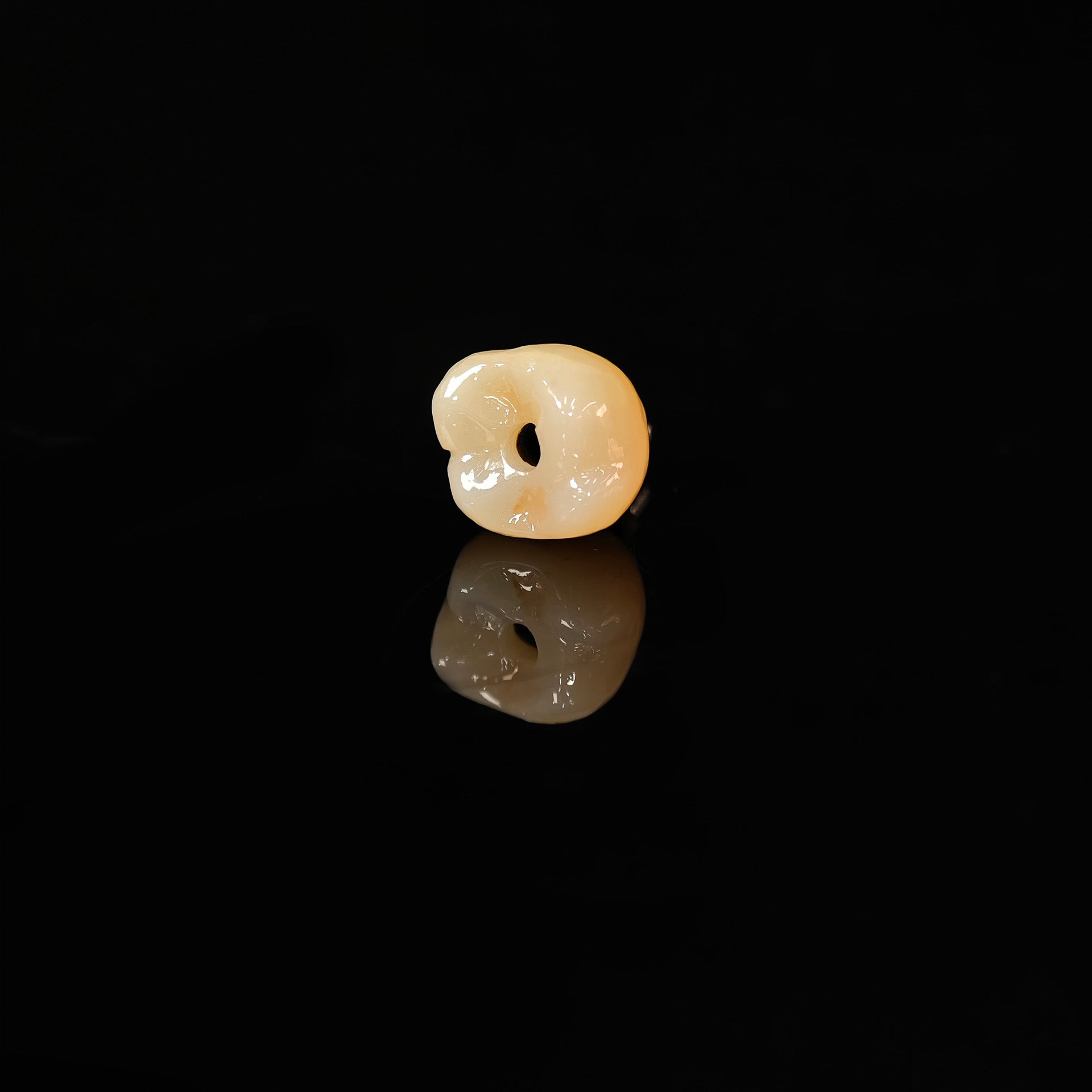 Zirconia Implant Crown With Gold Plating