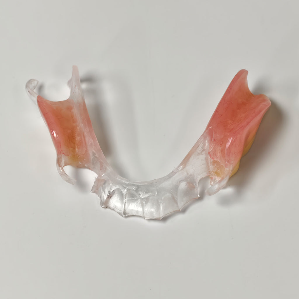 Clear Framework With Acrylic Denture Aesthetic Denture