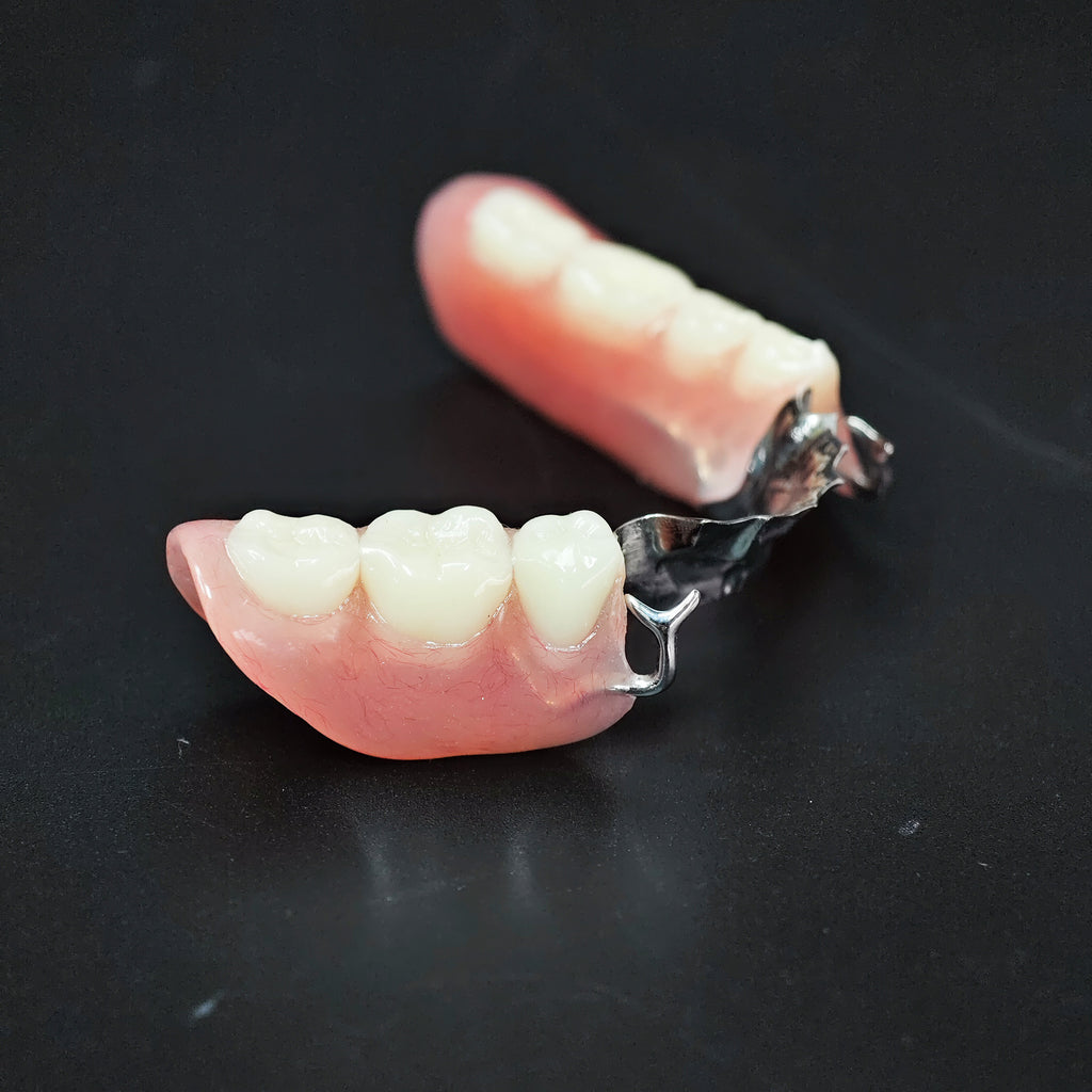 Cobalt Chrome Framework Denture Metal Framework With Acrylic Denture