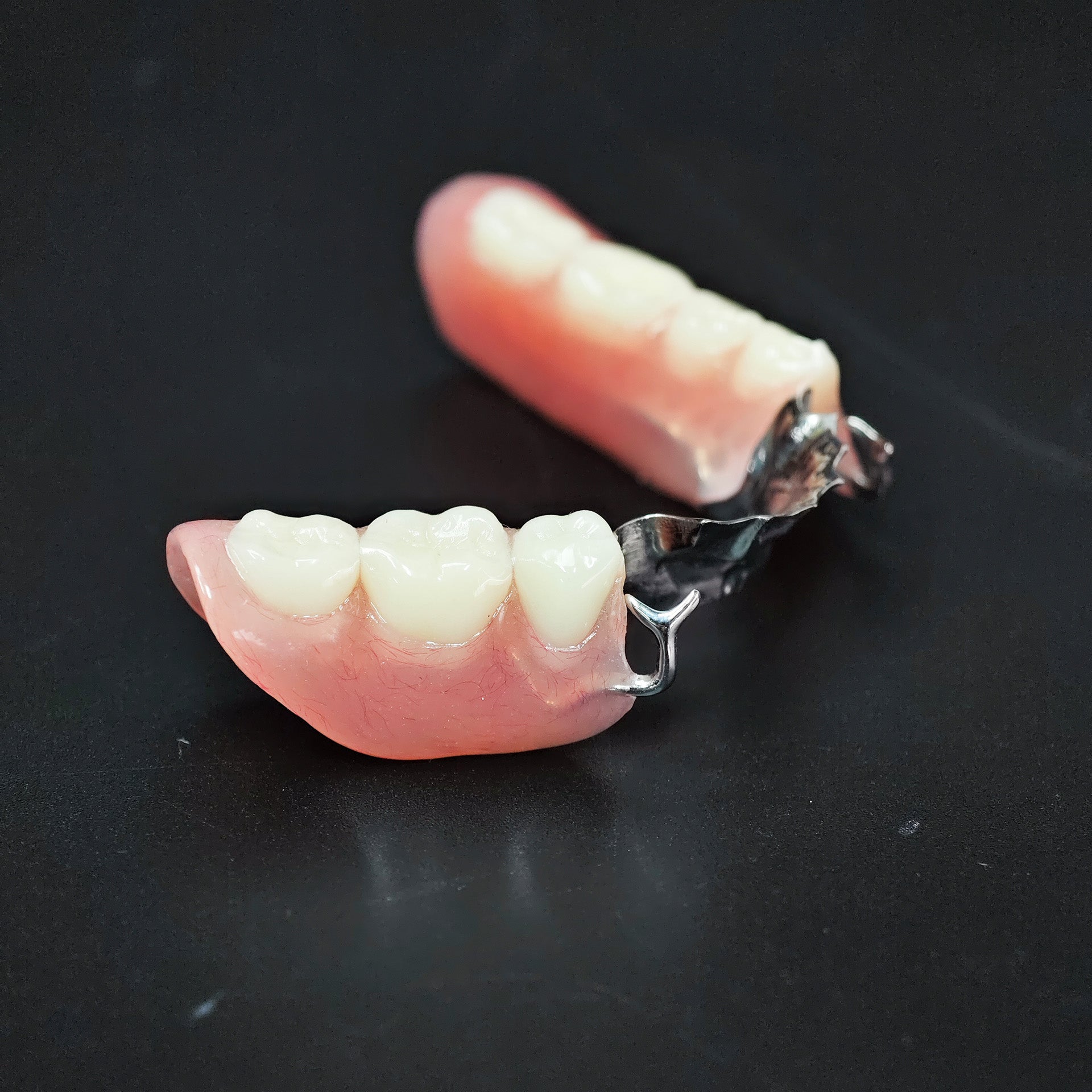 Cobalt Chrome Framework Denture Metal Framework With Acrylic Denture