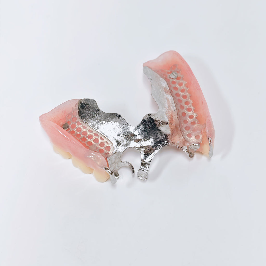 Cobalt Chrome Framework Denture Metal Framework With Acrylic Denture