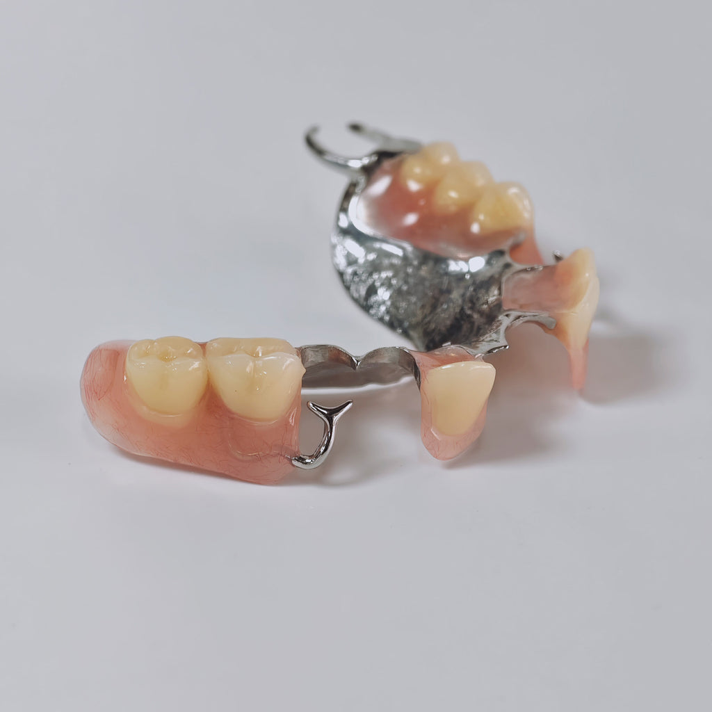 Cobalt Chrome Framework Denture Metal Framework With Acrylic Denture
