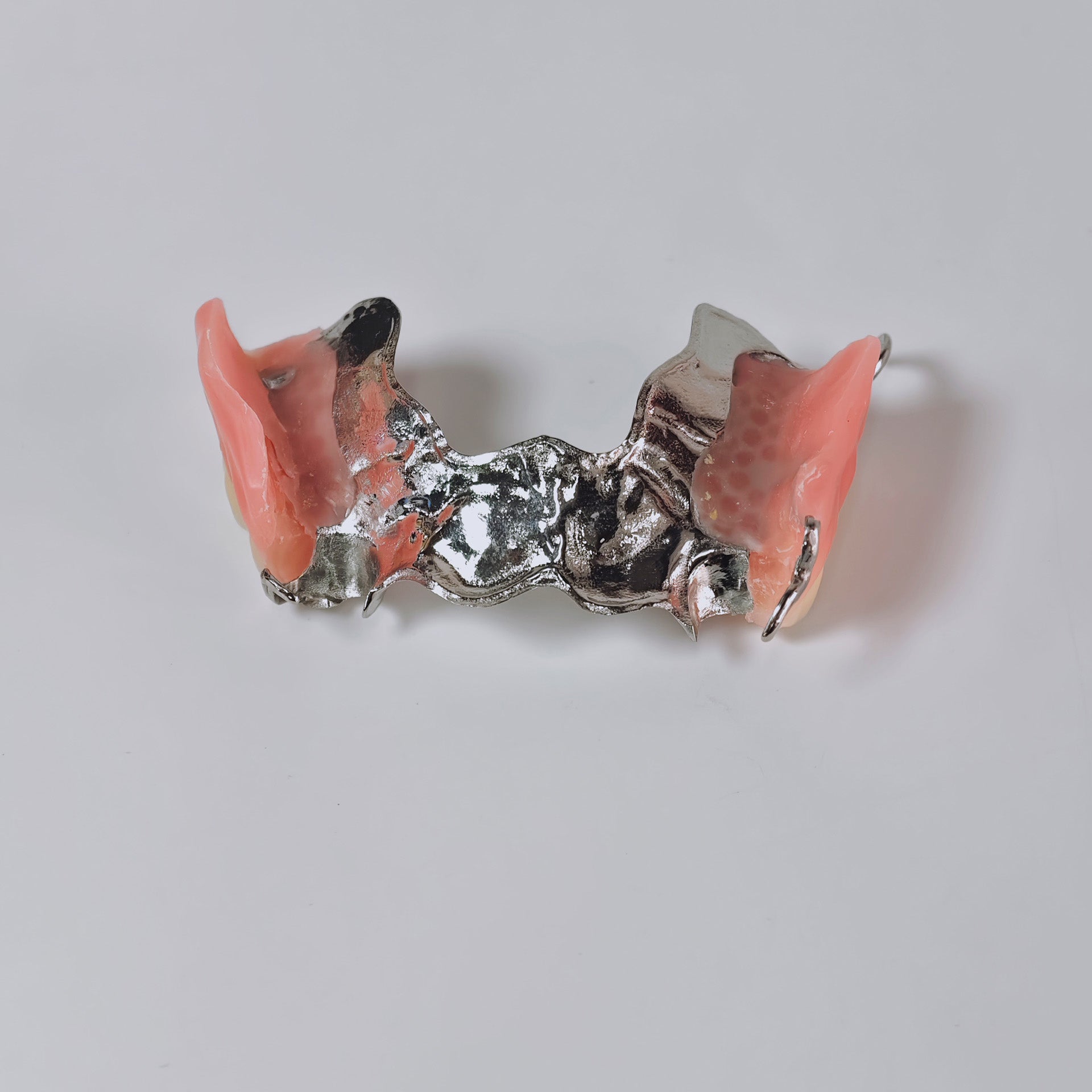 Cobalt Chrome Framework Denture Metal Framework With Acrylic Denture