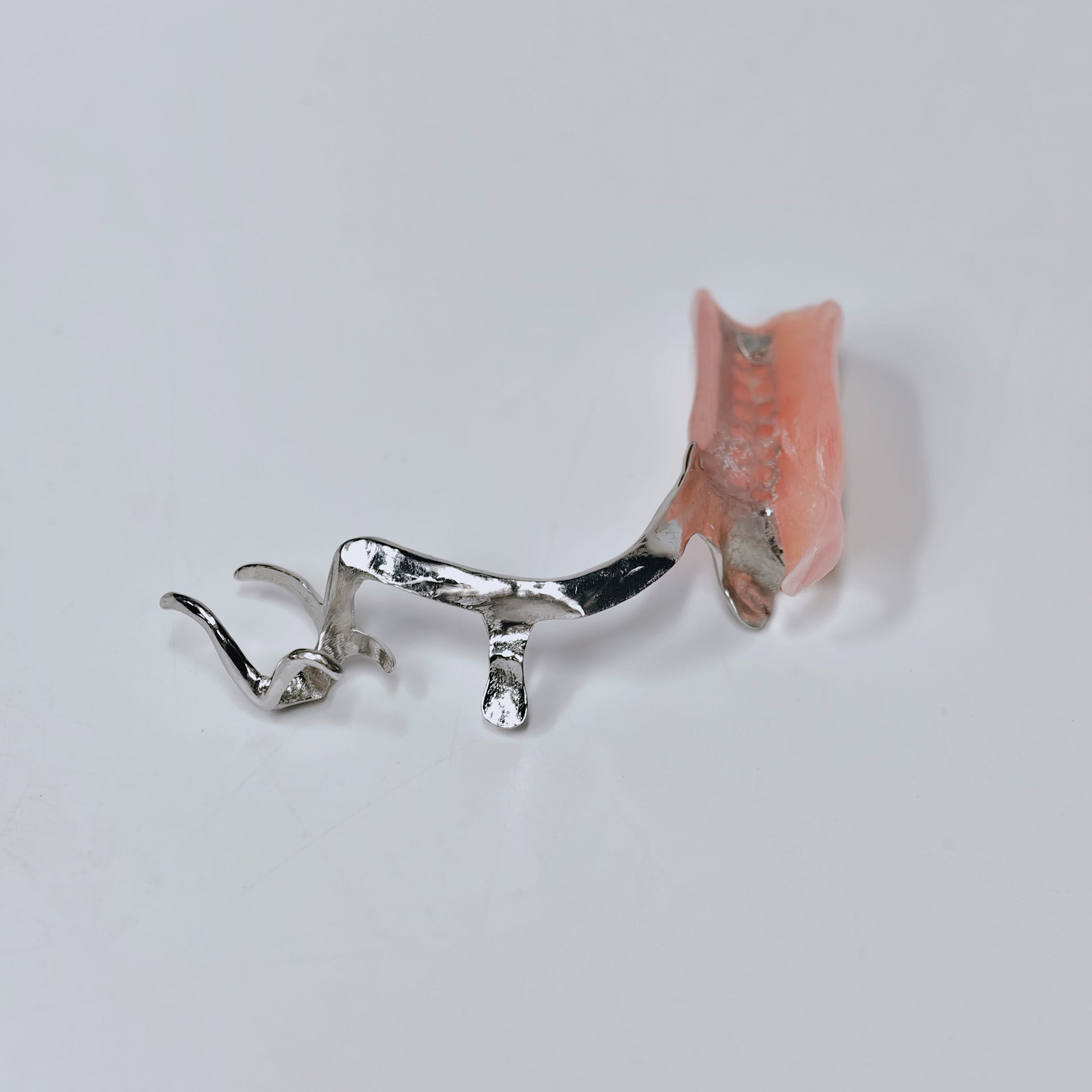 Cobalt Chrome Framework Denture Metal Framework With Acrylic Denture