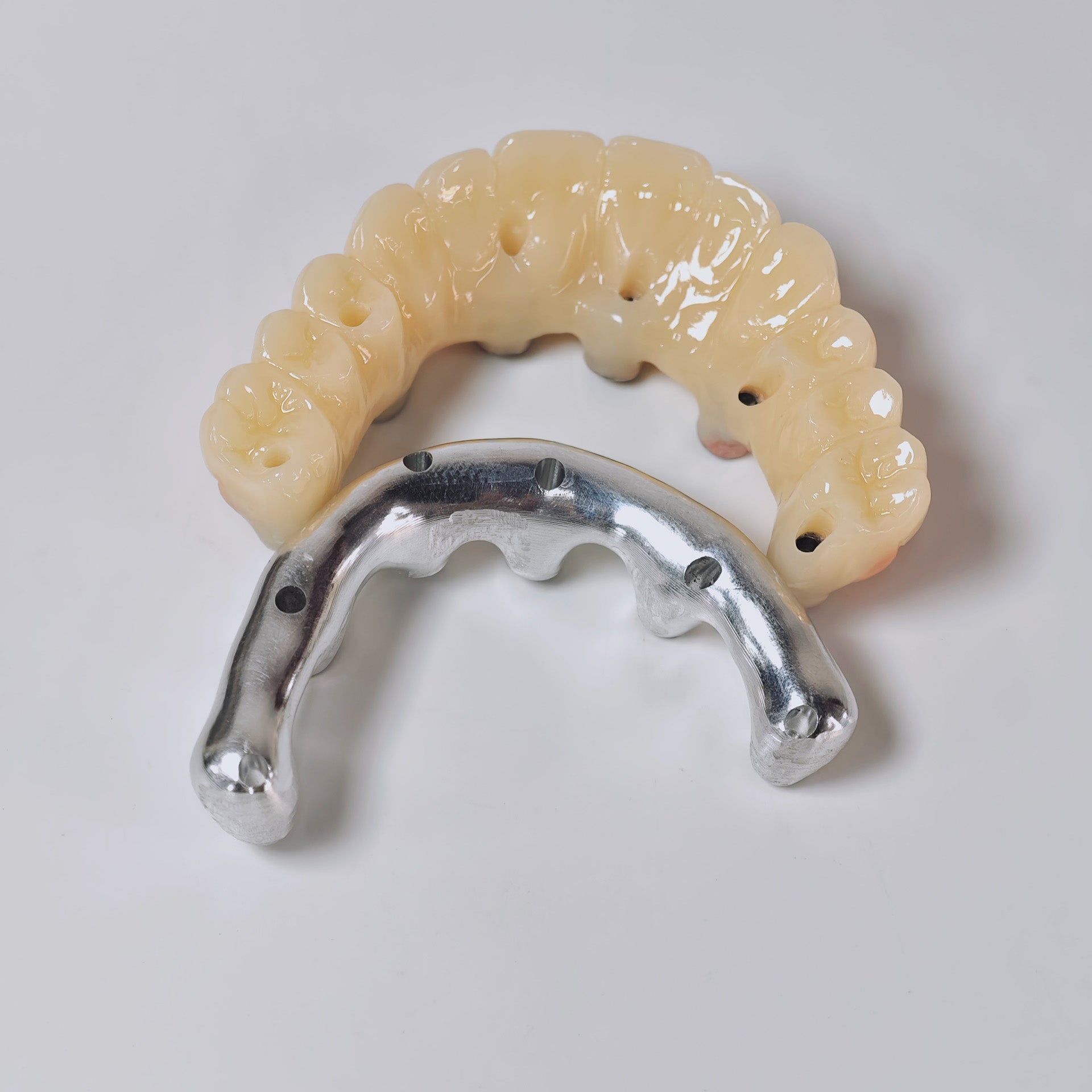 PMMA Bridge With Screw Retained