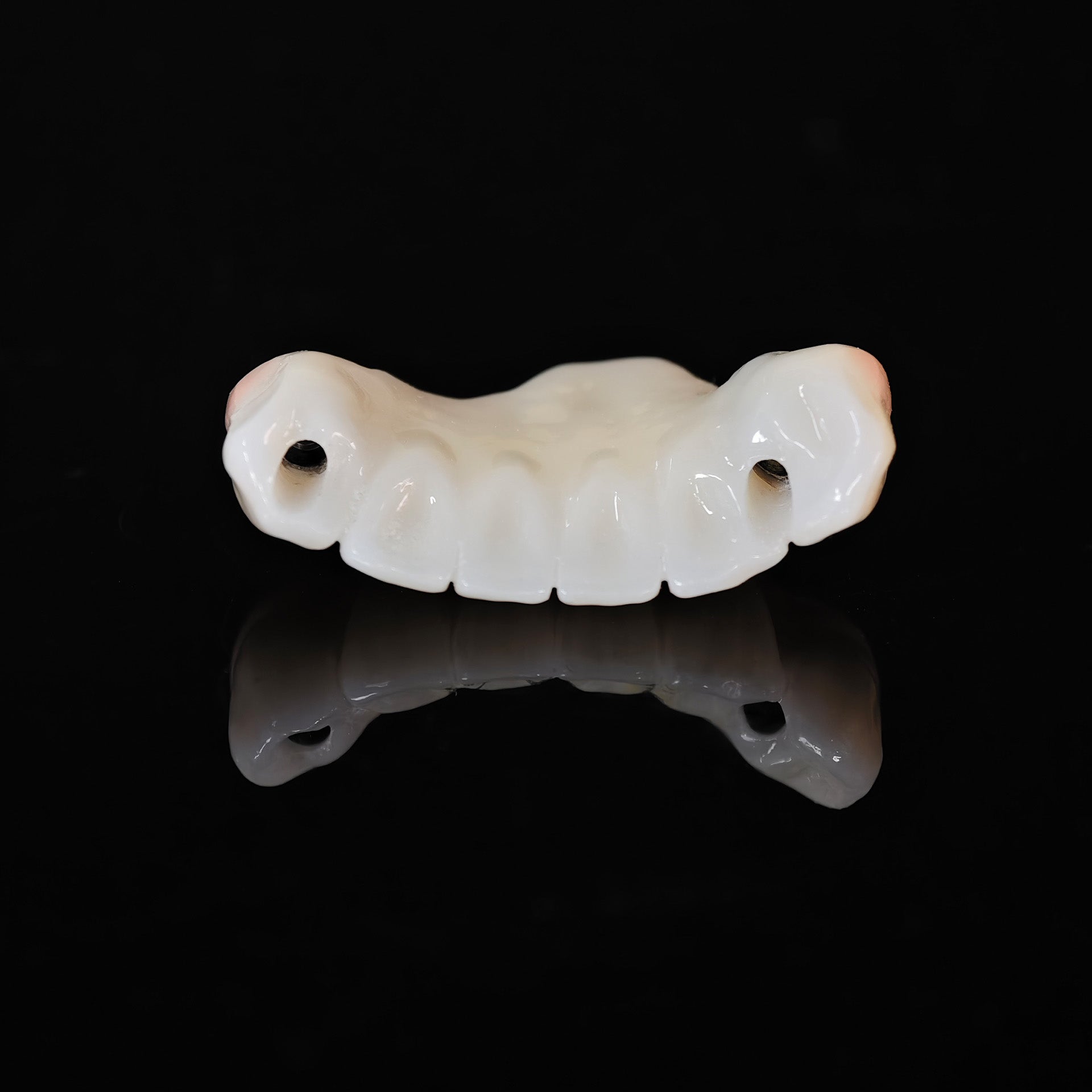 Zirconia Bridge With Ti-Base Screw Retained