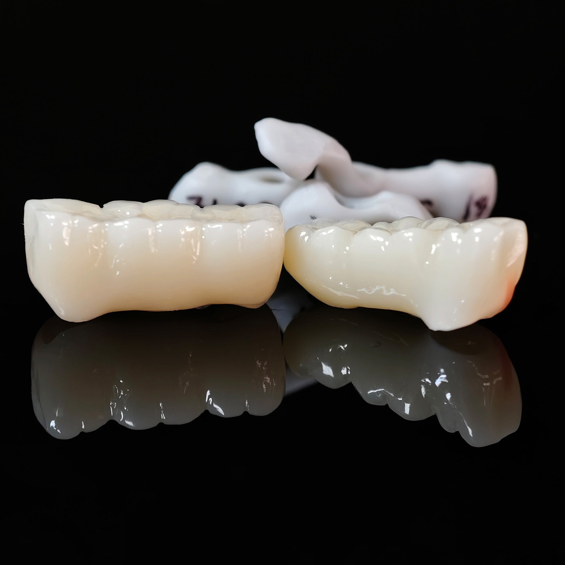 Zirconia Implant Bridge Screwmentable Dental Crown