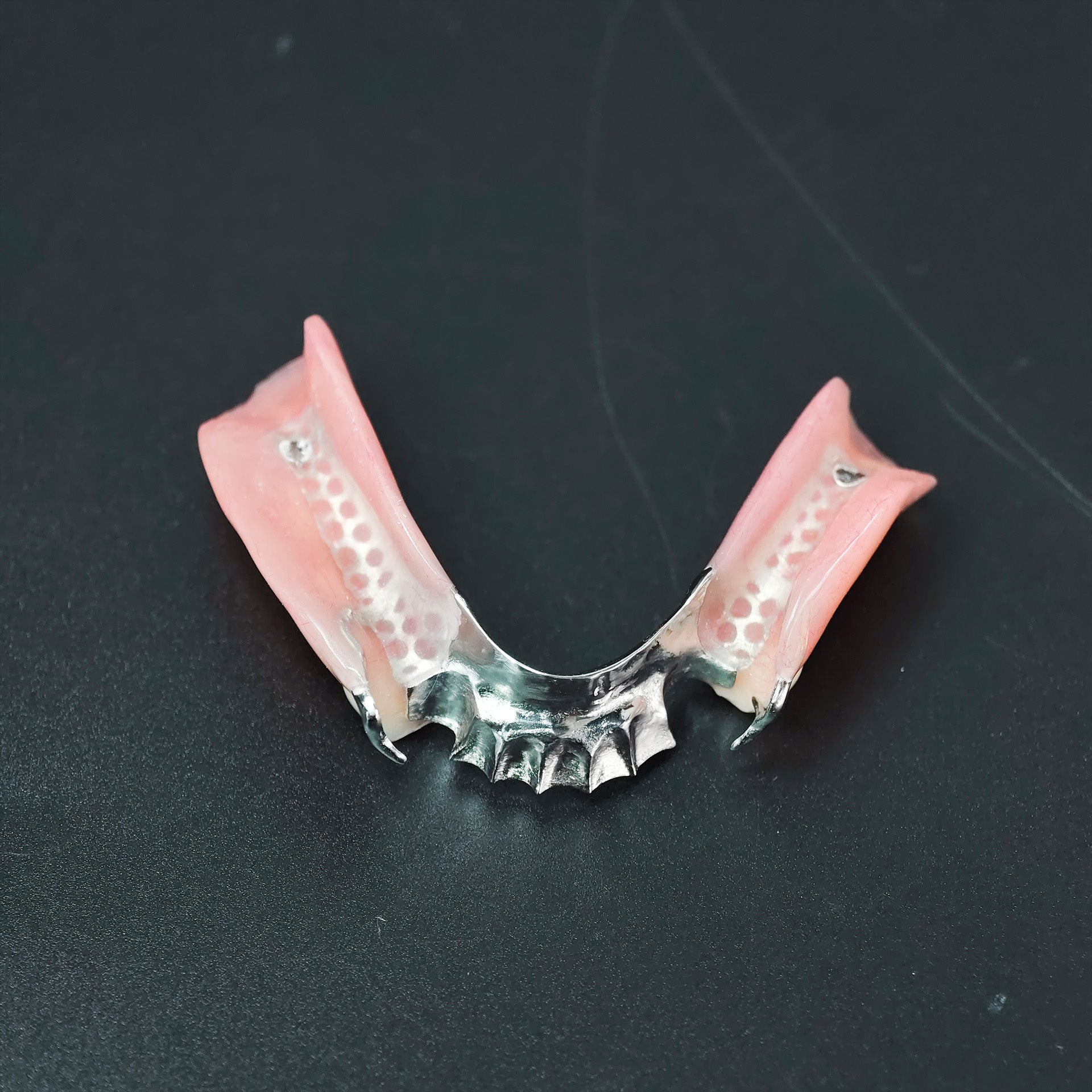 Cobalt Chrome Framework Denture Metal Framework With Acrylic Denture