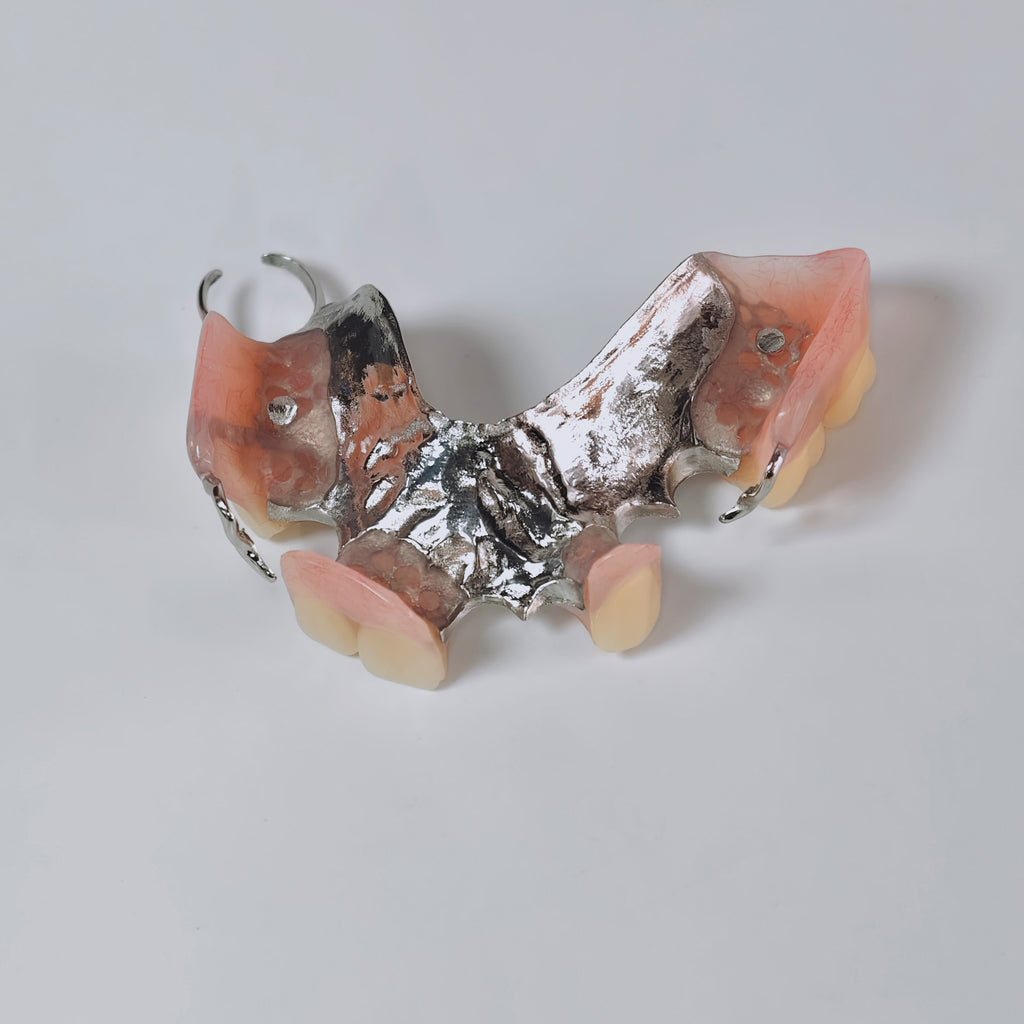 Cobalt Chrome Framework Denture Metal Framework With Acrylic Denture