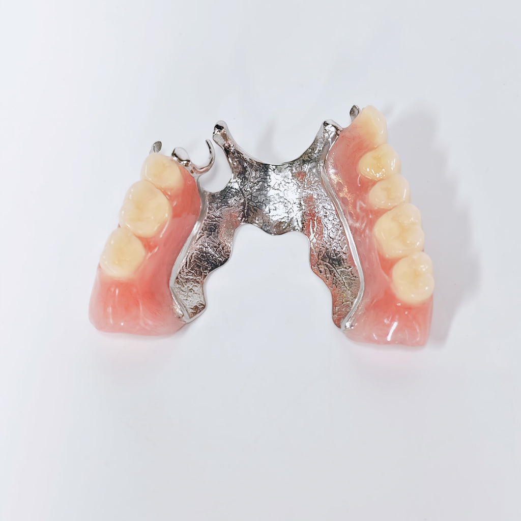 Cobalt Chrome Framework Denture Metal Framework With Acrylic Denture