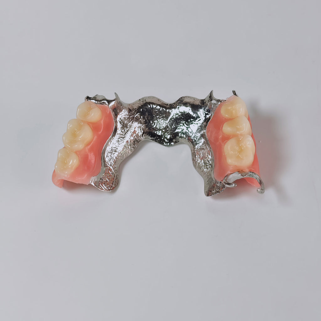 Cobalt Chrome Framework Denture Metal Framework With Acrylic Denture
