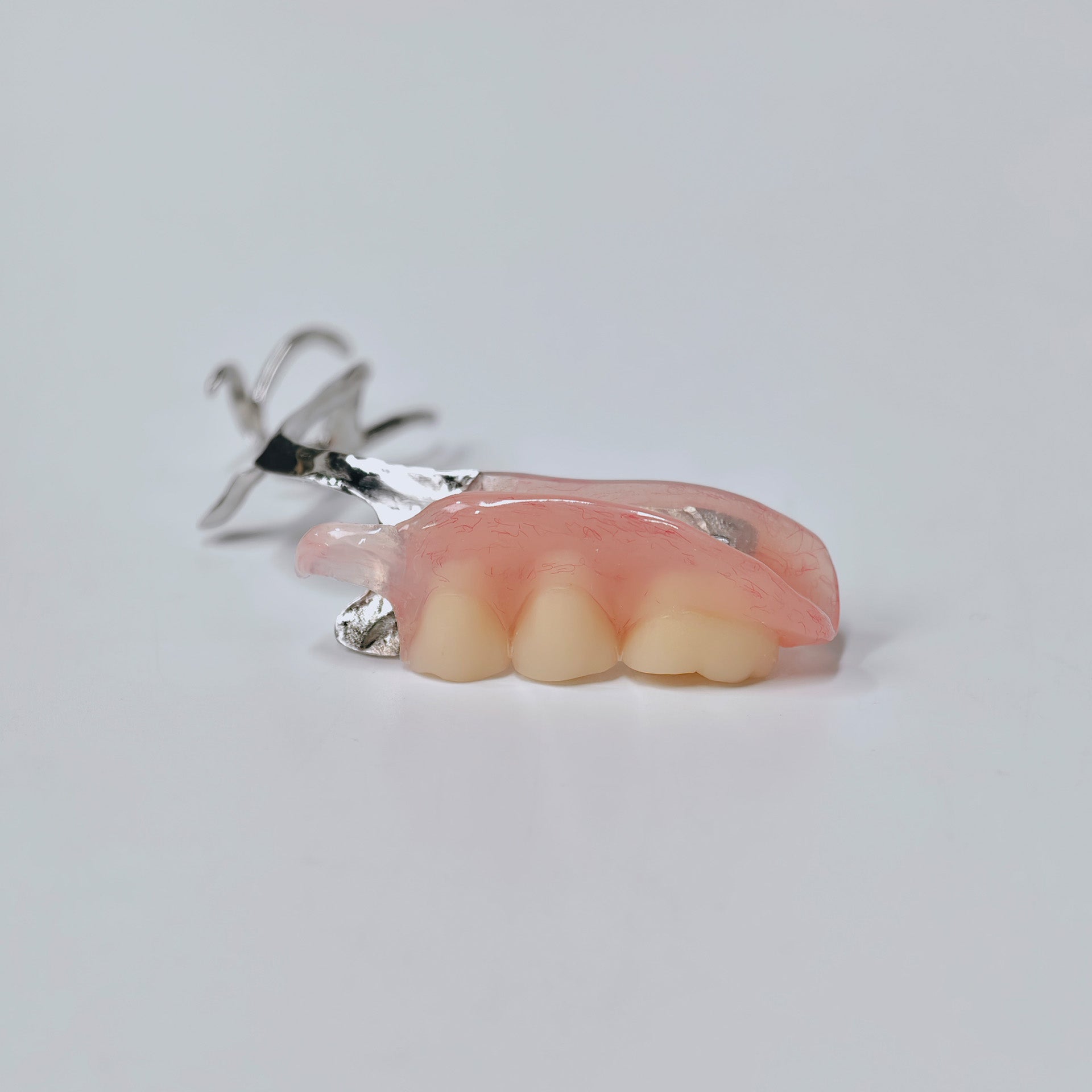 Cobalt Chrome Framework Denture Metal Framework With Acrylic Denture
