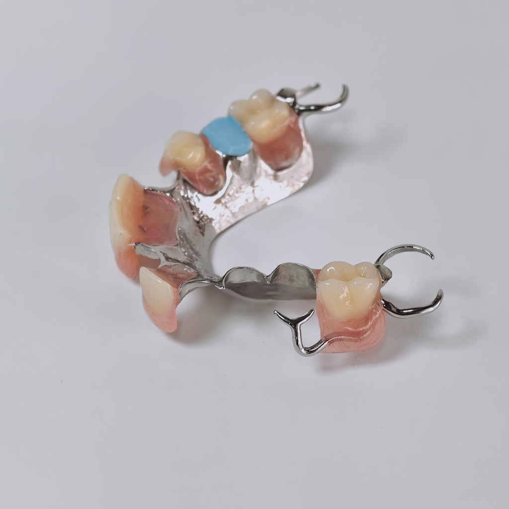 Cobalt Chrome Framework Denture Metal Framework With Acrylic Denture