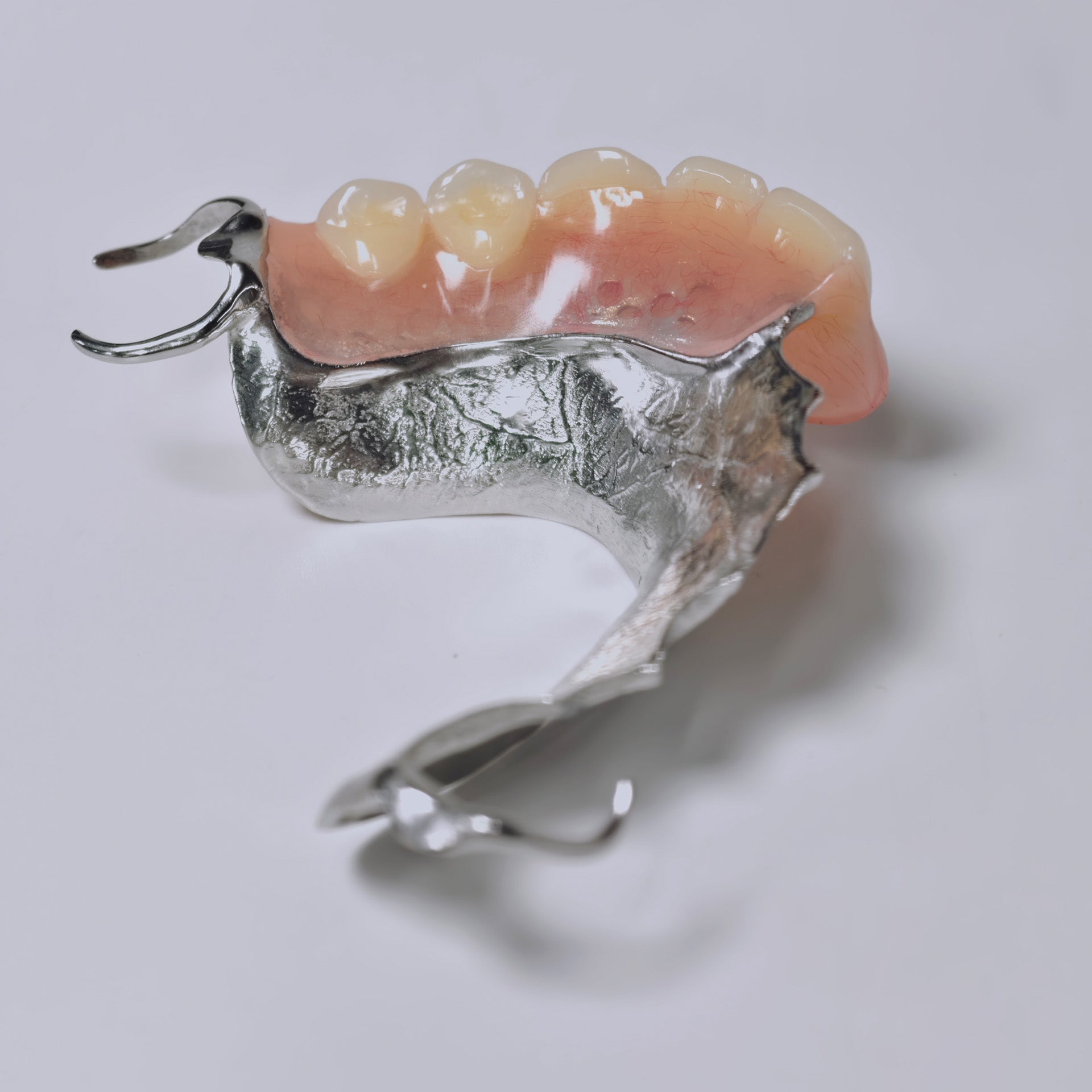 Cobalt Chrome Framework Denture Metal Framework With Acrylic Denture