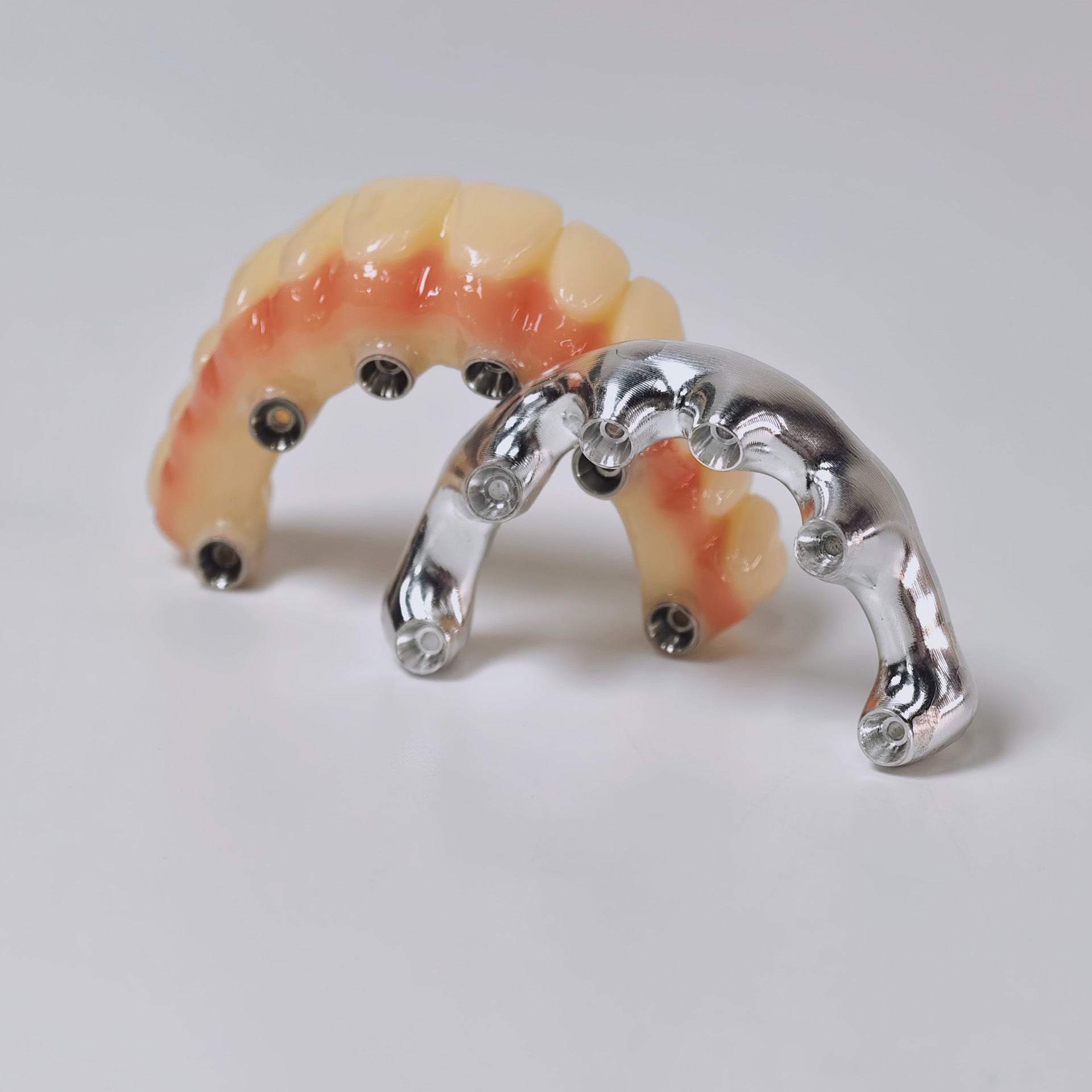 PMMA Bridge With Screw Retained