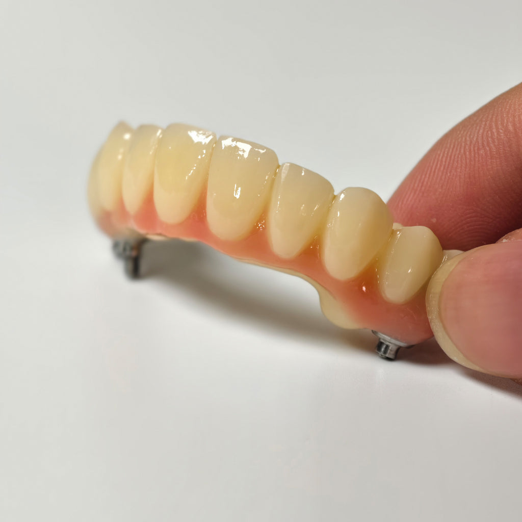 PMMA Bridge With Screw Retained