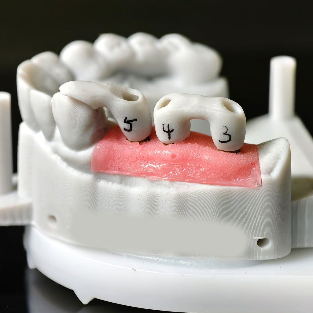 Zirconia Implant Bridge Screwmentable Dental Crown