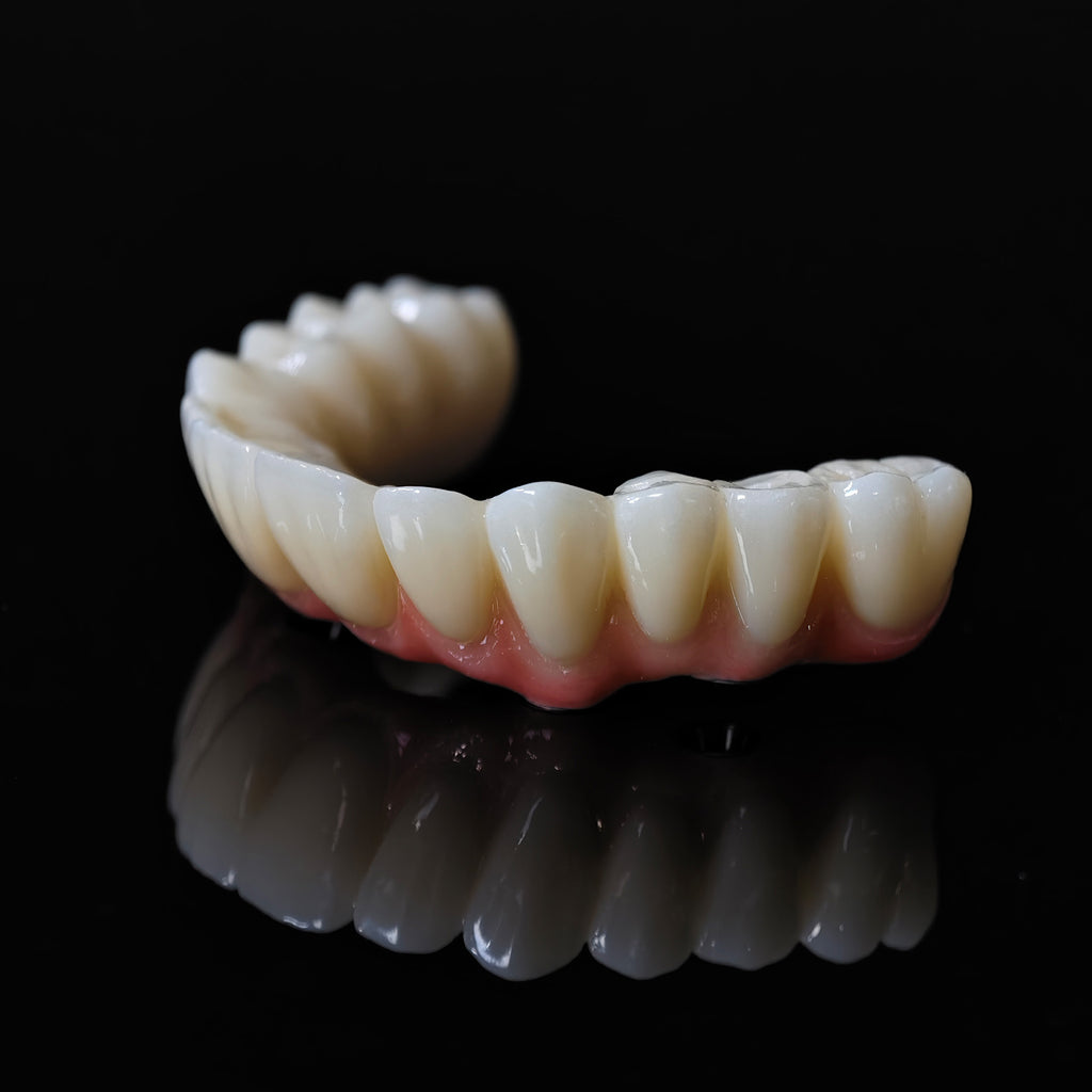 All On 5 Zirconia Bridge With Ti-Base Screw Retained Trying For Full Arch Restoration