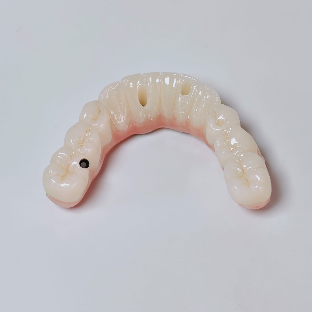 All On 4 Zirconia Bridge With Ti-Base Screw Retained