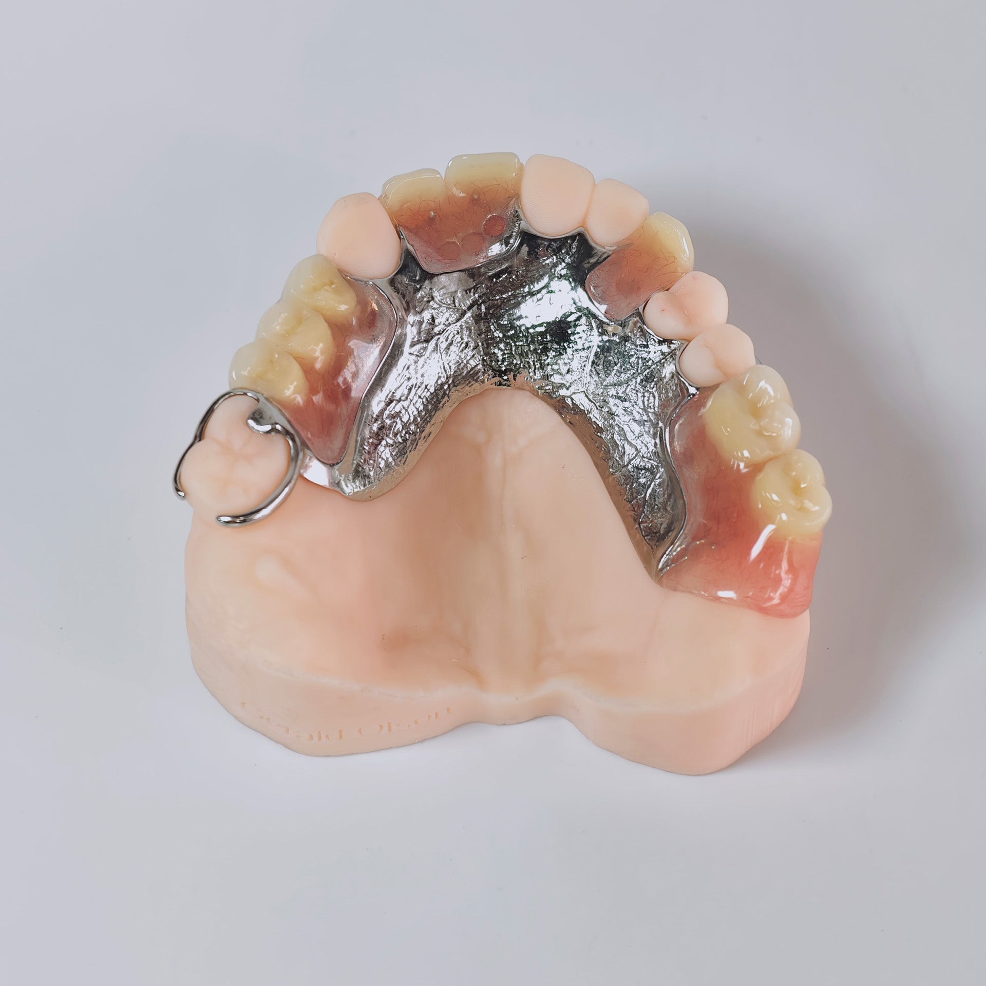 Cobalt Chrome Framework Denture Metal Framework With Acrylic Denture