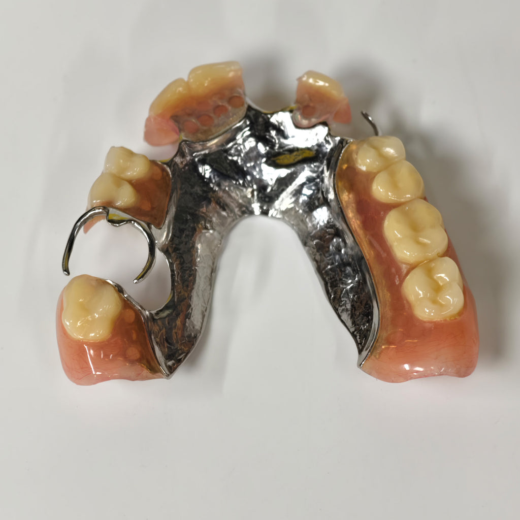 Cobalt Chrome Framework Denture Metal Framework With Acrylic Denture
