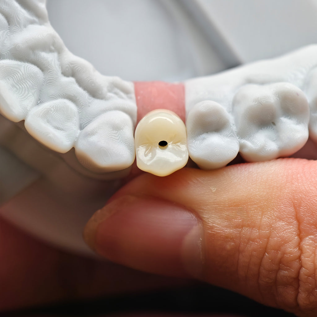 Zirconia Implant Crown Screwmentable Dental Crown