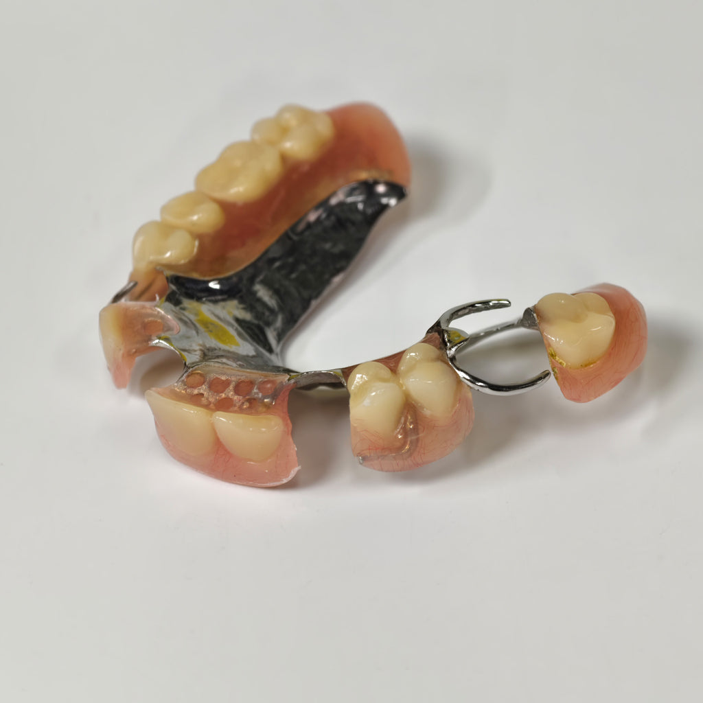 Cobalt Chrome Framework Denture Metal Framework With Acrylic Denture