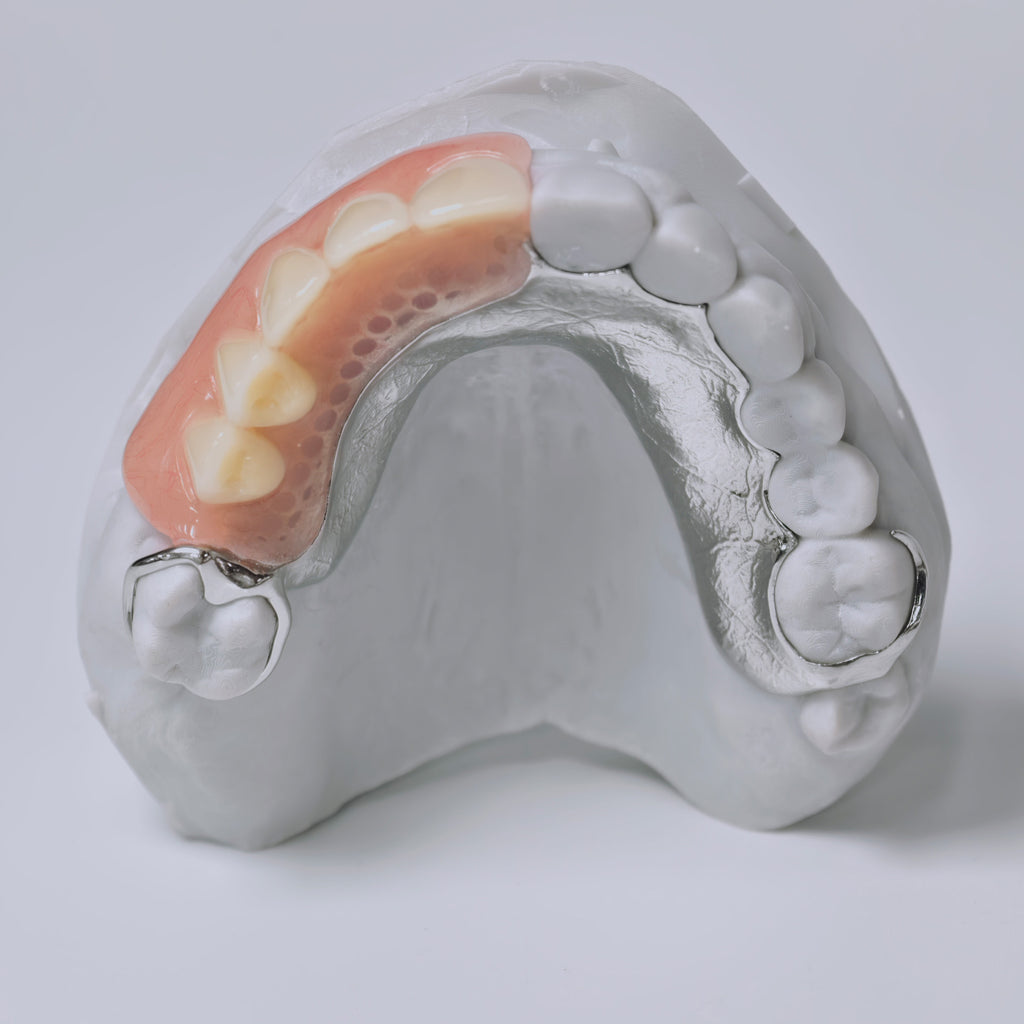 Cobalt Chrome Framework Denture Metal Framework With Acrylic Denture