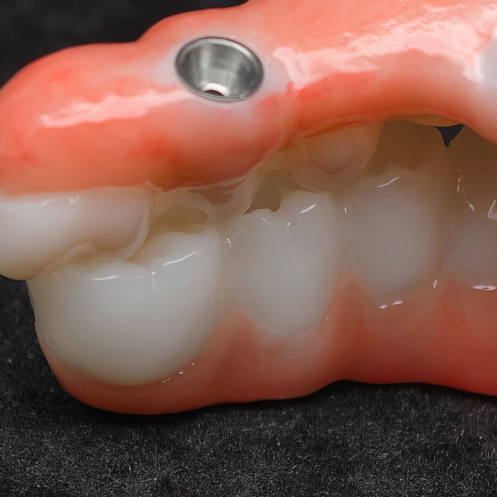 All On 4 Zirconia Bridge With Ti-Base Screw Retained Trying For Full Arch Restoration