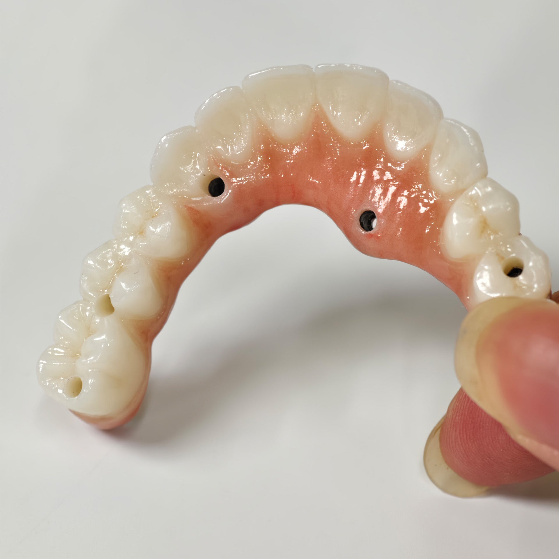 All On 5 Zirconia Bridge With Ti-Base Screw Retained